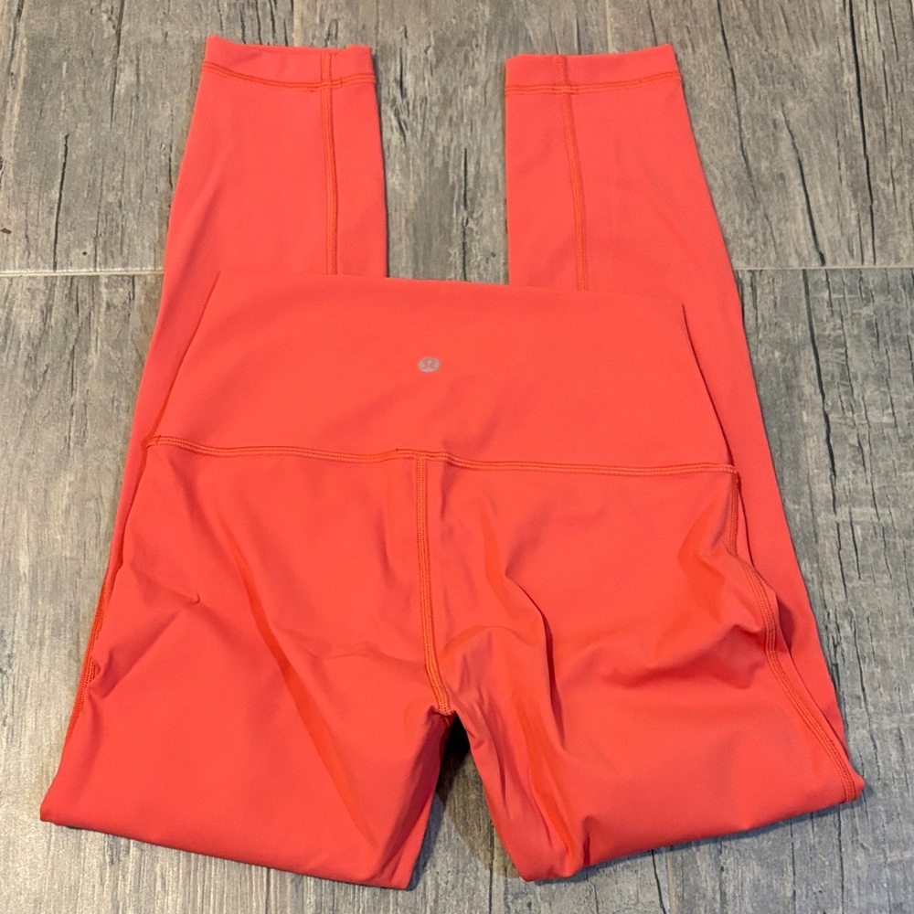 Lululemon Coral Leggings 25’ inseam